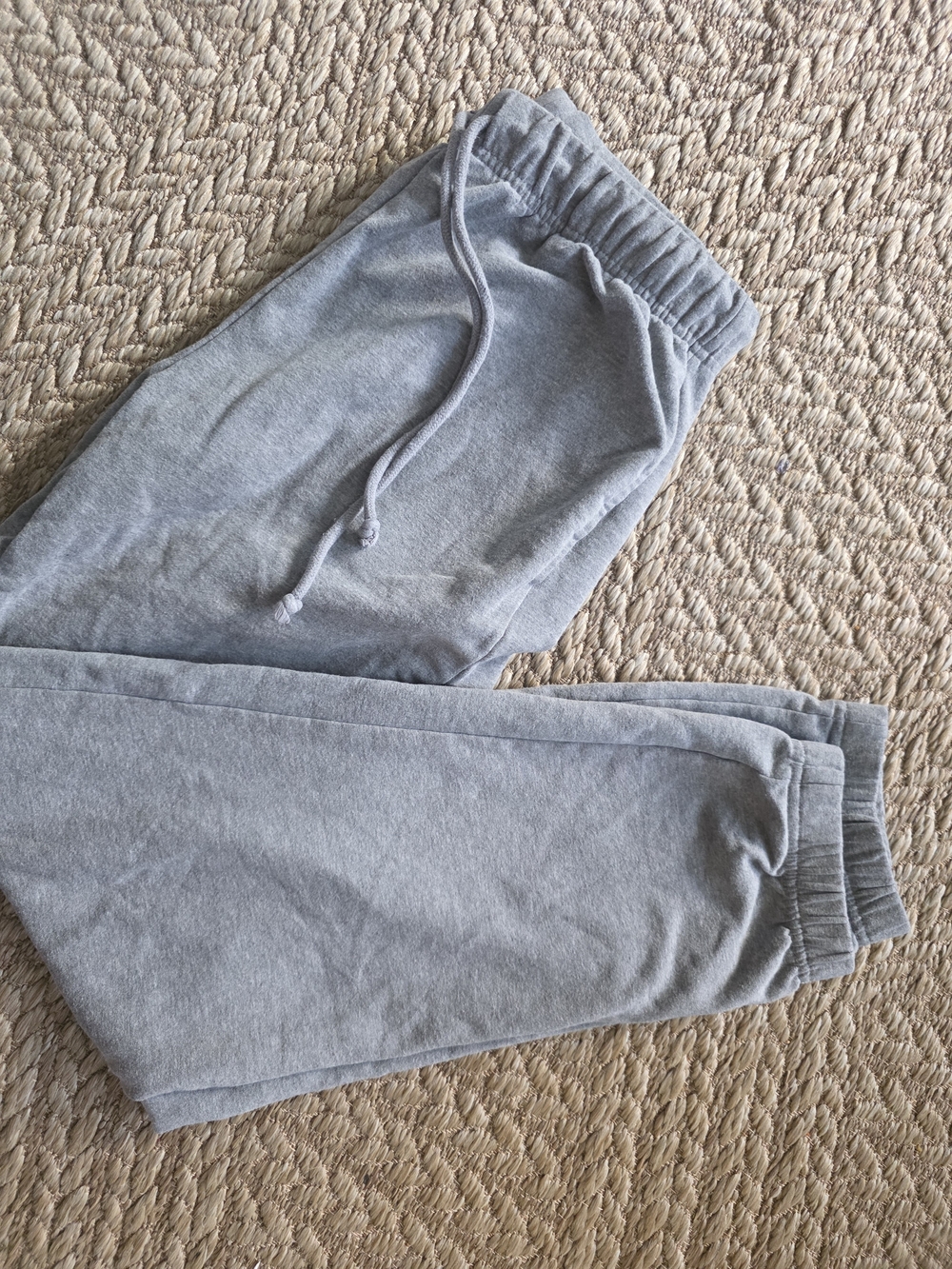 Aeropostale Light Gray Drawstring Joggers